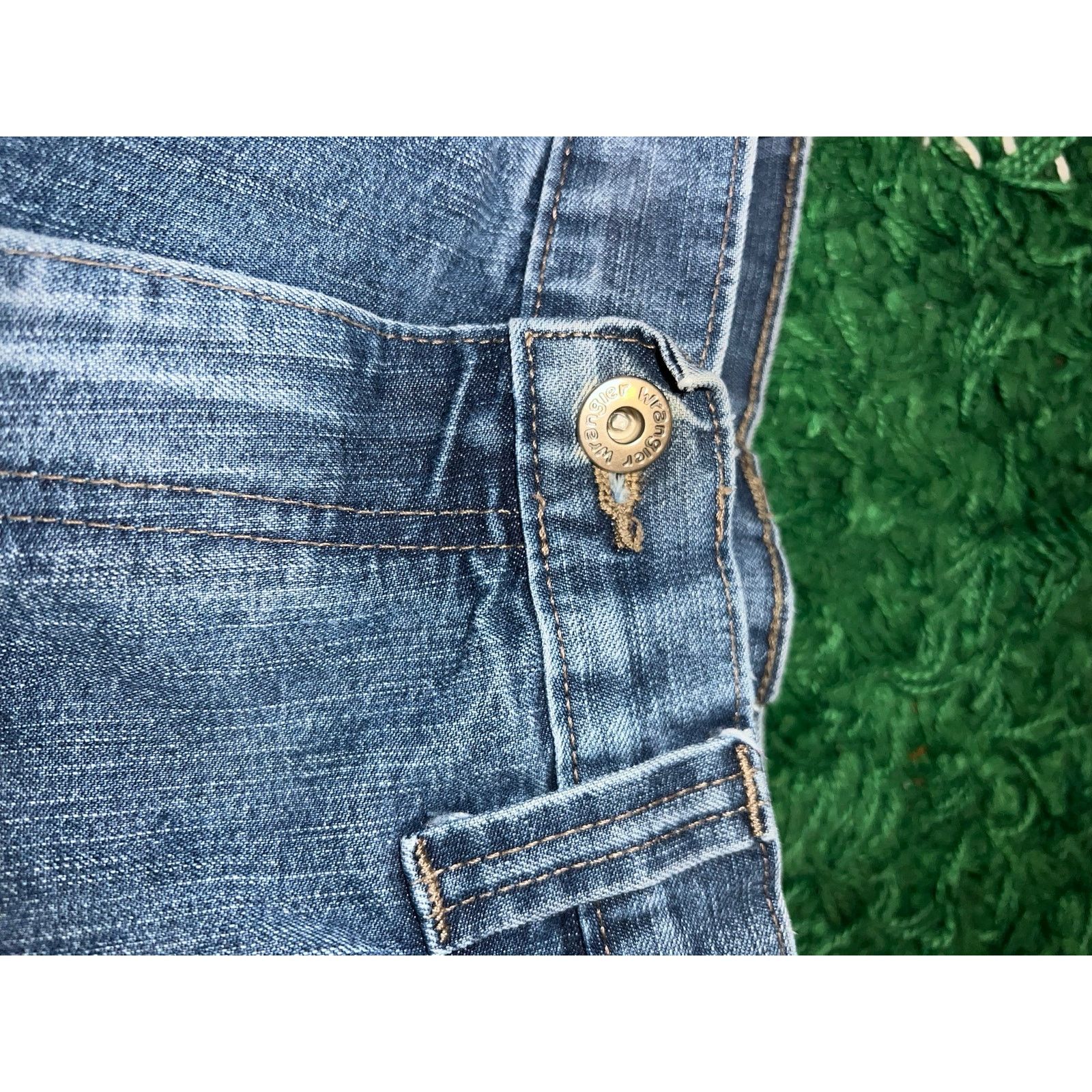 Wrangler Y2K Wrangler Dungaree Fit Double Pockets Jeans 30x32 2000s Size US 30 / EU 46 - 5 Thumbnail