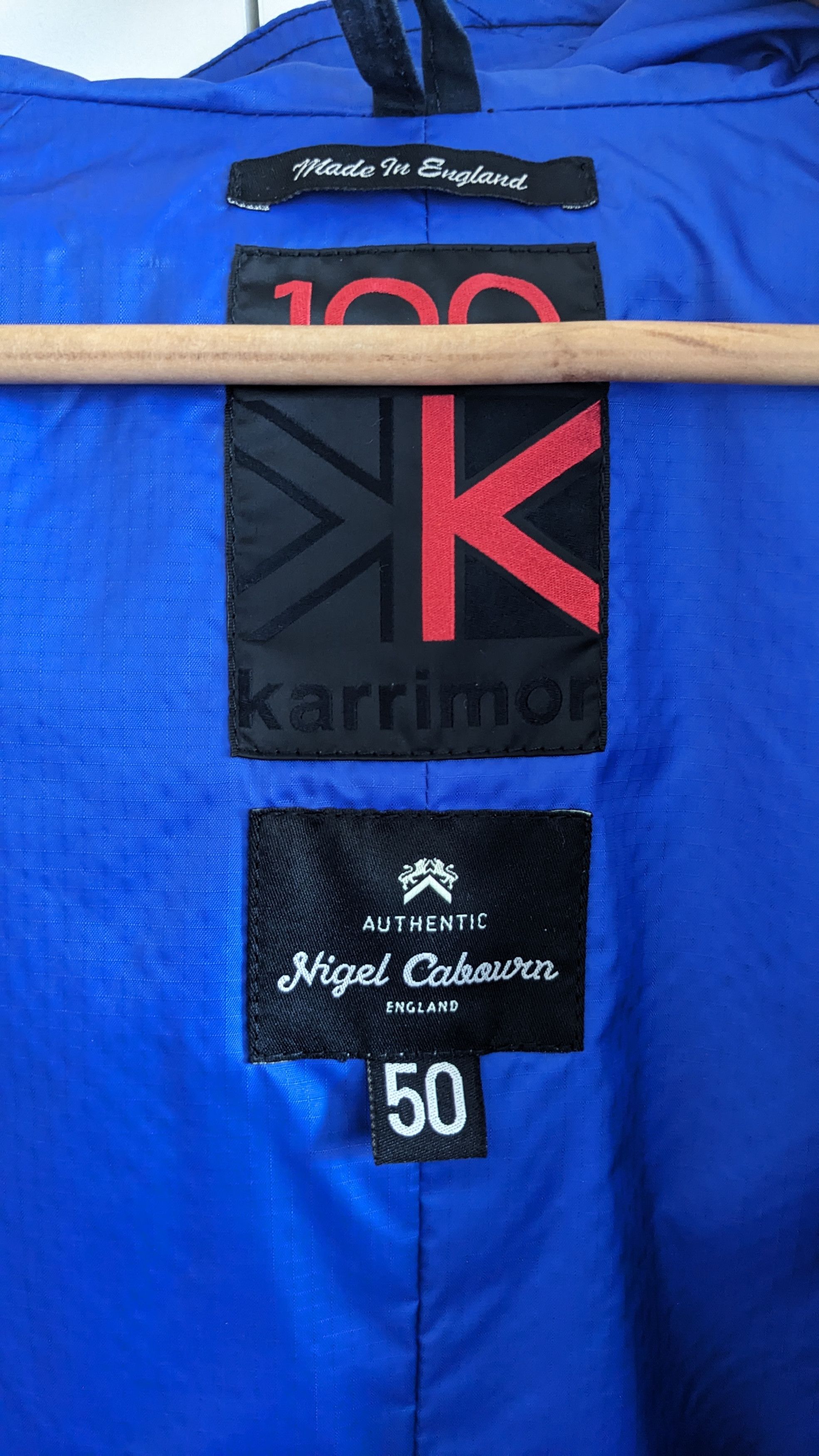 Nigel Cabourn Nigel Cabourn Navy Fishtail Parka Size US L / EU 52-54 / 3 - 8 Thumbnail