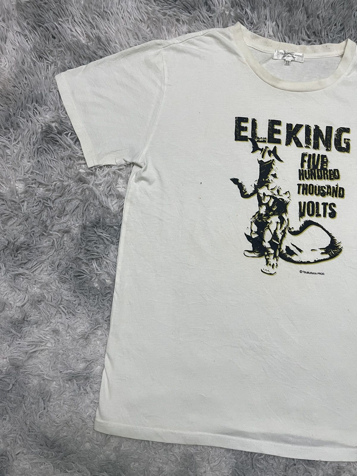 Anime VINTAGE ELEKING BY TSUBURAYA PROD ANIMA TEES RARE DESIGN Size US XL / EU 56 / 4 - 4 Thumbnail