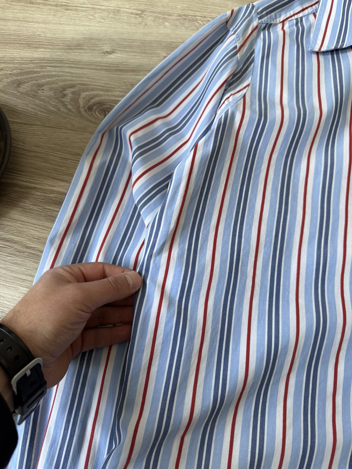 Dolce & Gabbana Vintage Dolce & Gabbana Striped Button Up Shirt Size US L / EU 52-54 / 3 - 3 Thumbnail