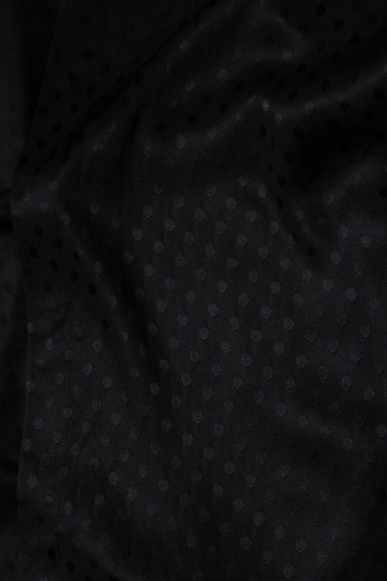 Celine Celine, Black silk polkadot shirt Size US M / EU 48-50 / 2 - 6 Thumbnail