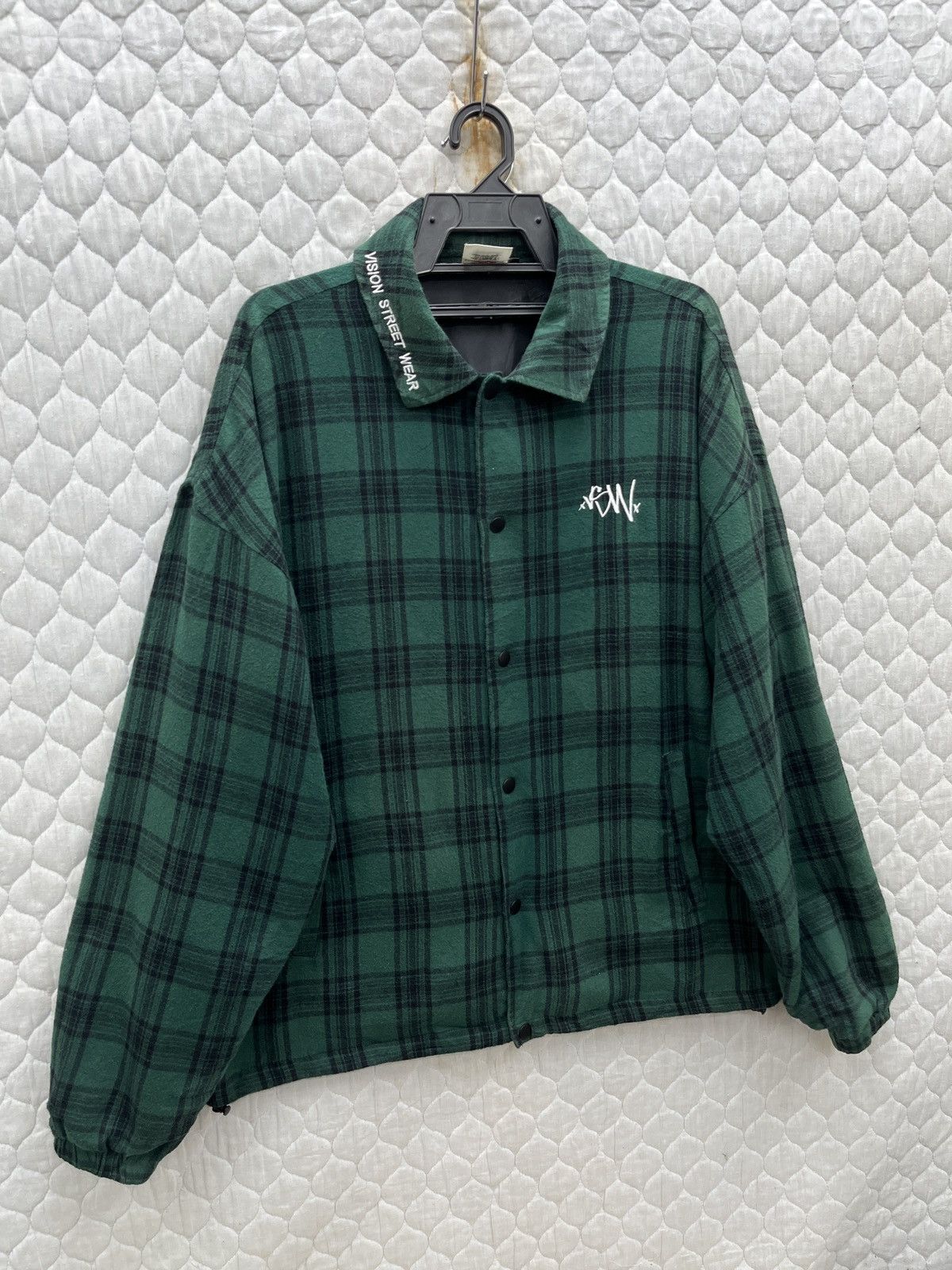 Vision Streetwear 🔥🔥🔥STEALS VISION STREETWEAR TARTAN GREEN JACKET SHIRTS Size US M / EU 48-50 / 2 - 6 Thumbnail