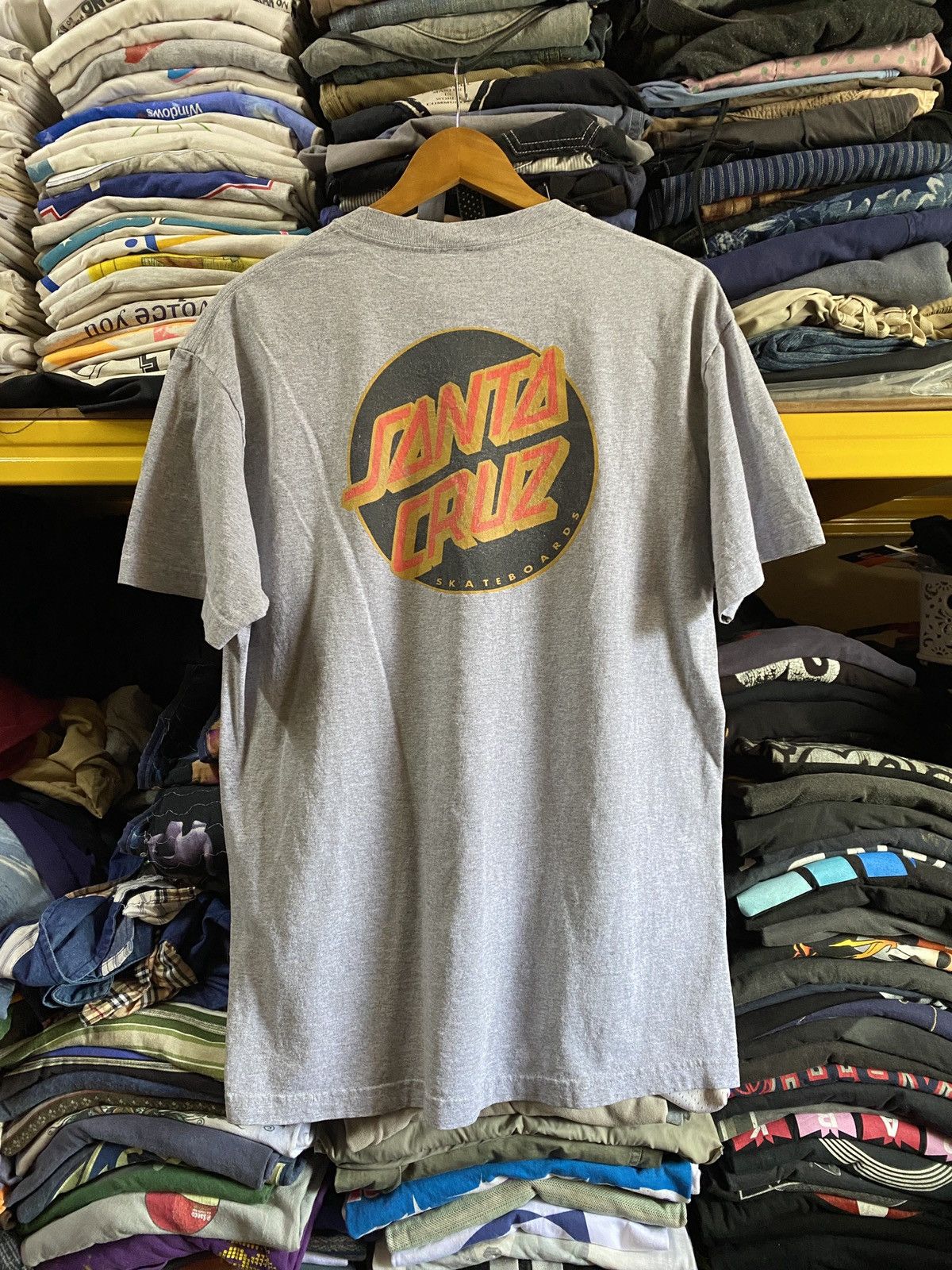 Santa Cruz Skateboards × Vintage Vintage 90s OG Santa Cruz Skateboards big Logo Size US L / EU 52-54 / 3 - 2 Thumbnail