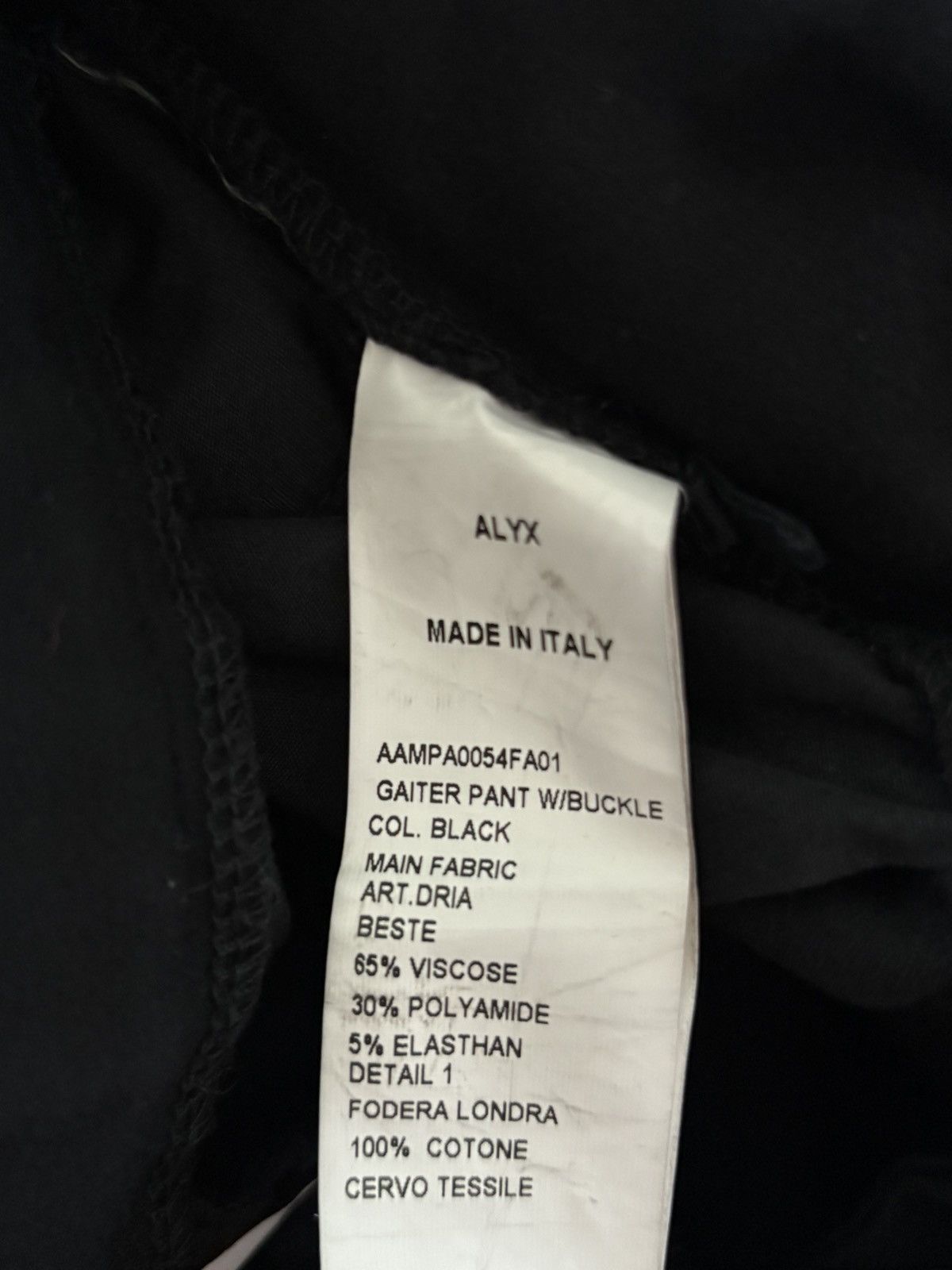 1017 ALYX 9SM 1017 ALYX 9SM Tapered Gaiter Buckle Trousers Size US 33 - 7 Thumbnail
