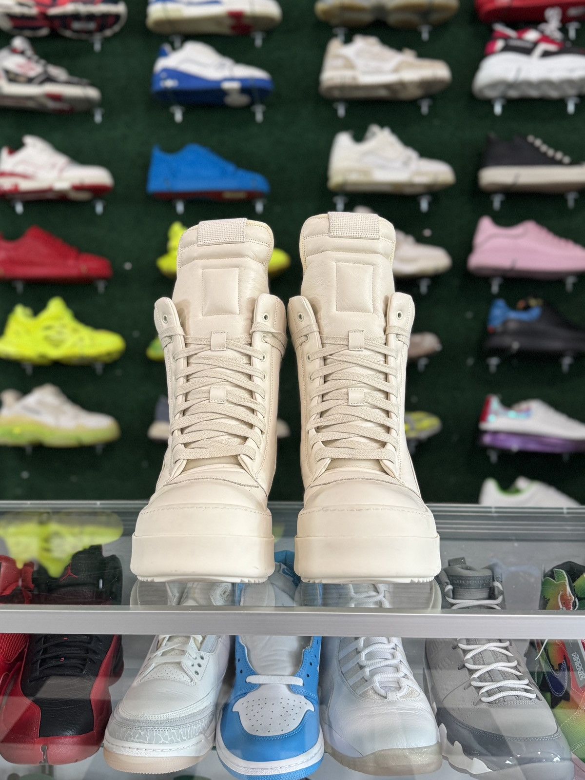 Rick Owens Rick Owens Porterville Mega Geobasket High Milk Size US 9 / EU 42 - 2 Thumbnail