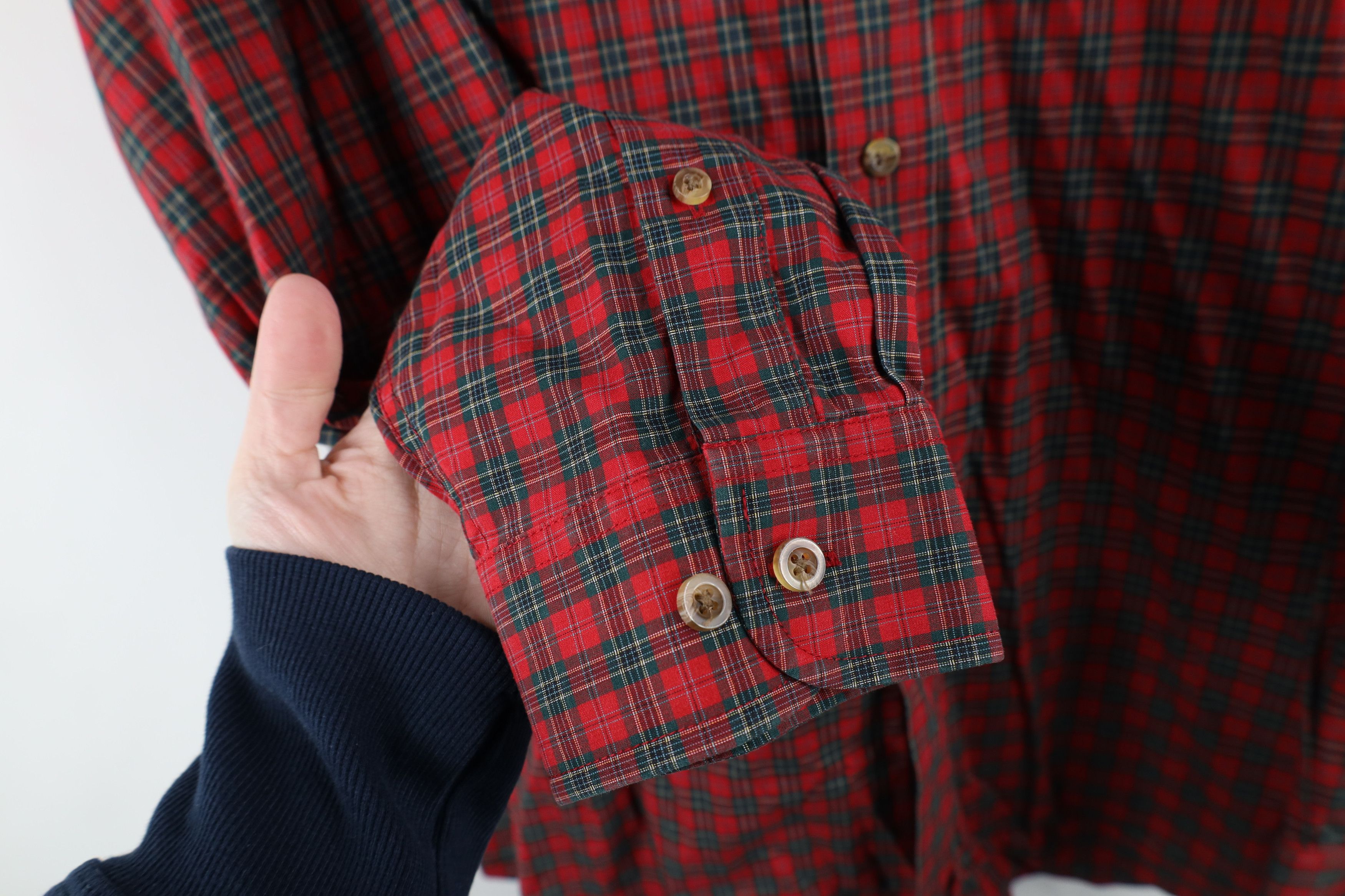 L.L. Bean × Vintage Vintage LL Bean Wrinkle Resistant Collared Button Down Shirt Size US L / EU 52-54 / 3 - 3 Thumbnail