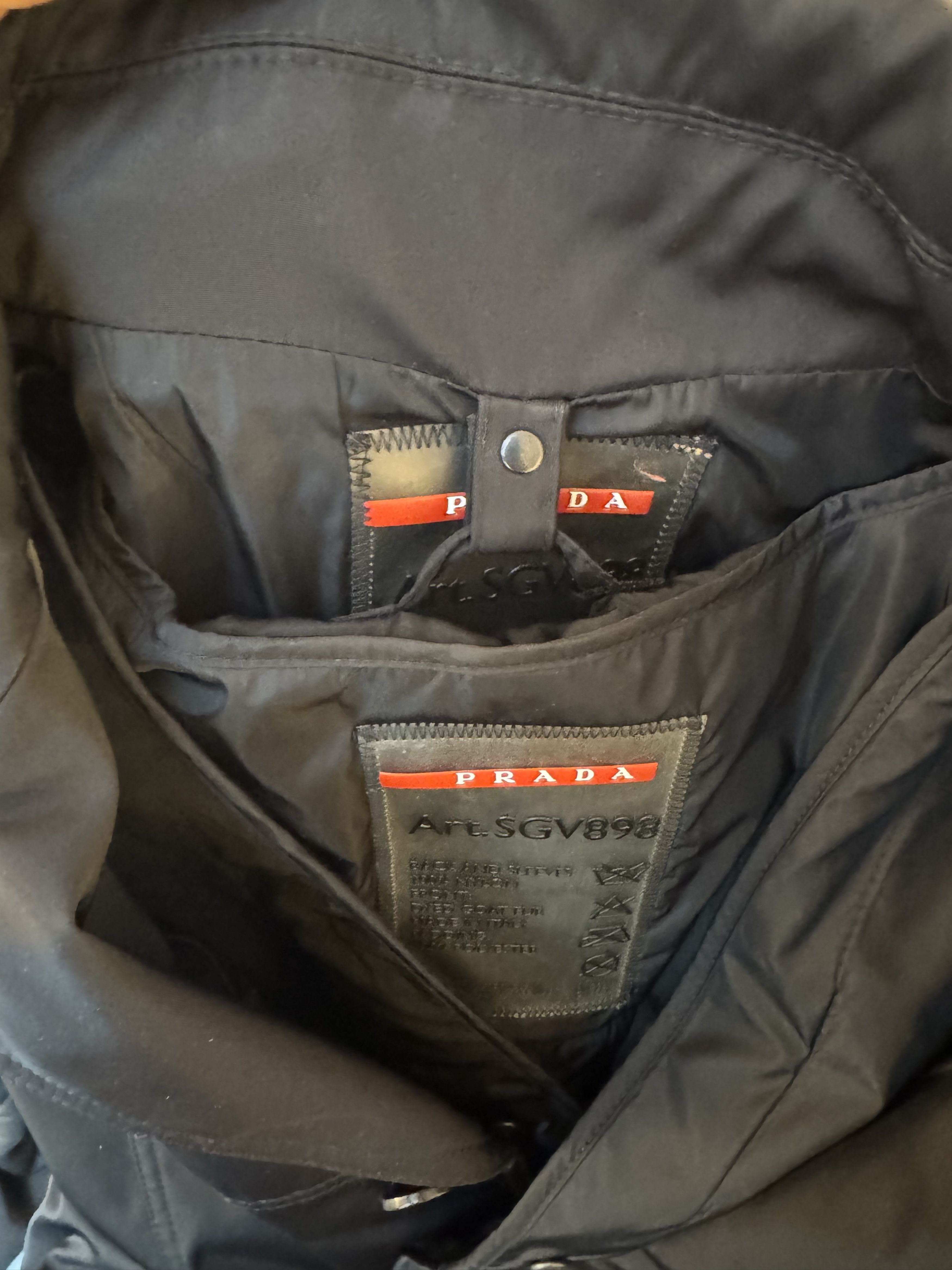 Prada PRADA Linea Rossa SGV898 Fur Parka Goa Fur Archive Rare Size US XL / EU 56 / 4 - 5 Thumbnail
