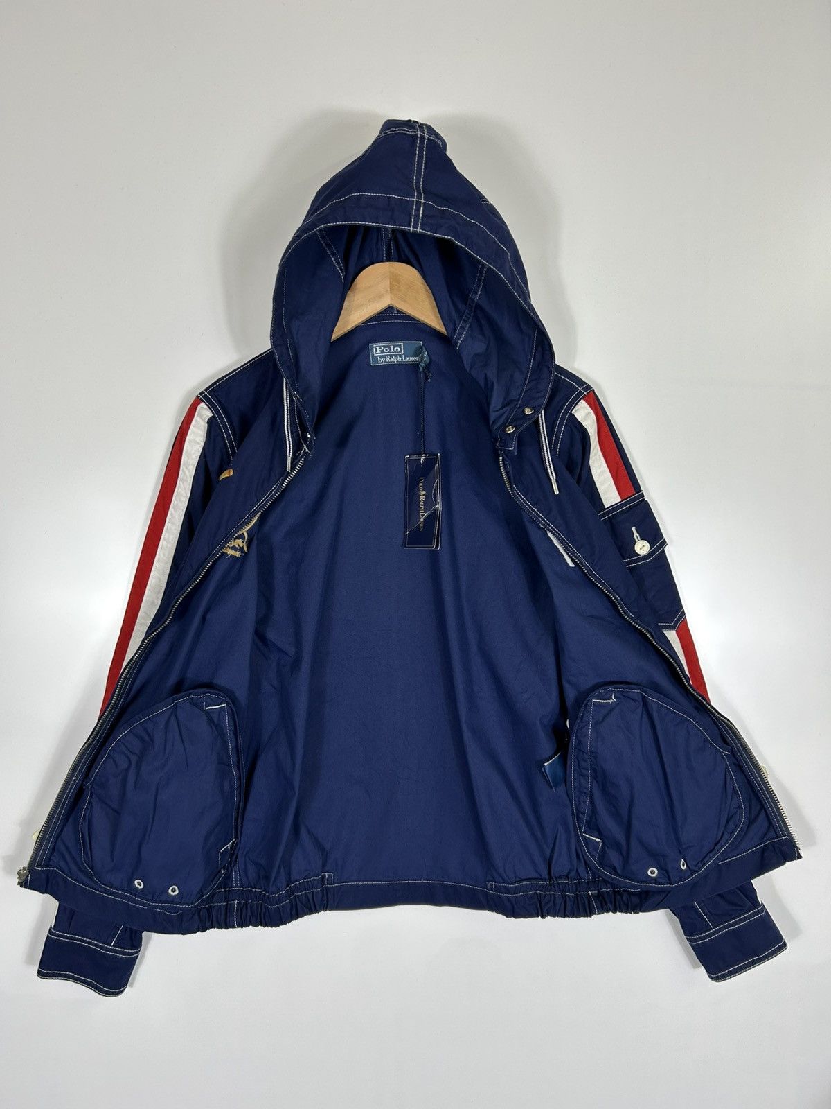 Polo Ralph Lauren 🔥Polo Ralph Lauren Big Pony Hooded Zipper Jacket Size US XS / EU 42 / 0 - 9 Thumbnail