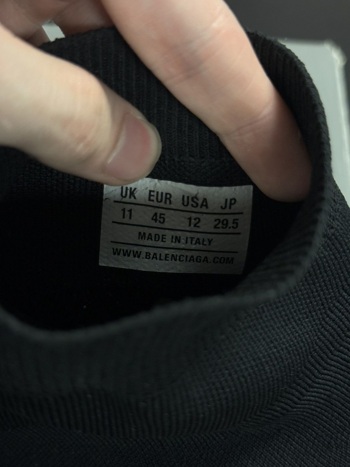 Balenciaga Balenciaga High Top Mesh Speed Sock Runner 45EU/12US Size US 12 / EU 45 - 14 Thumbnail