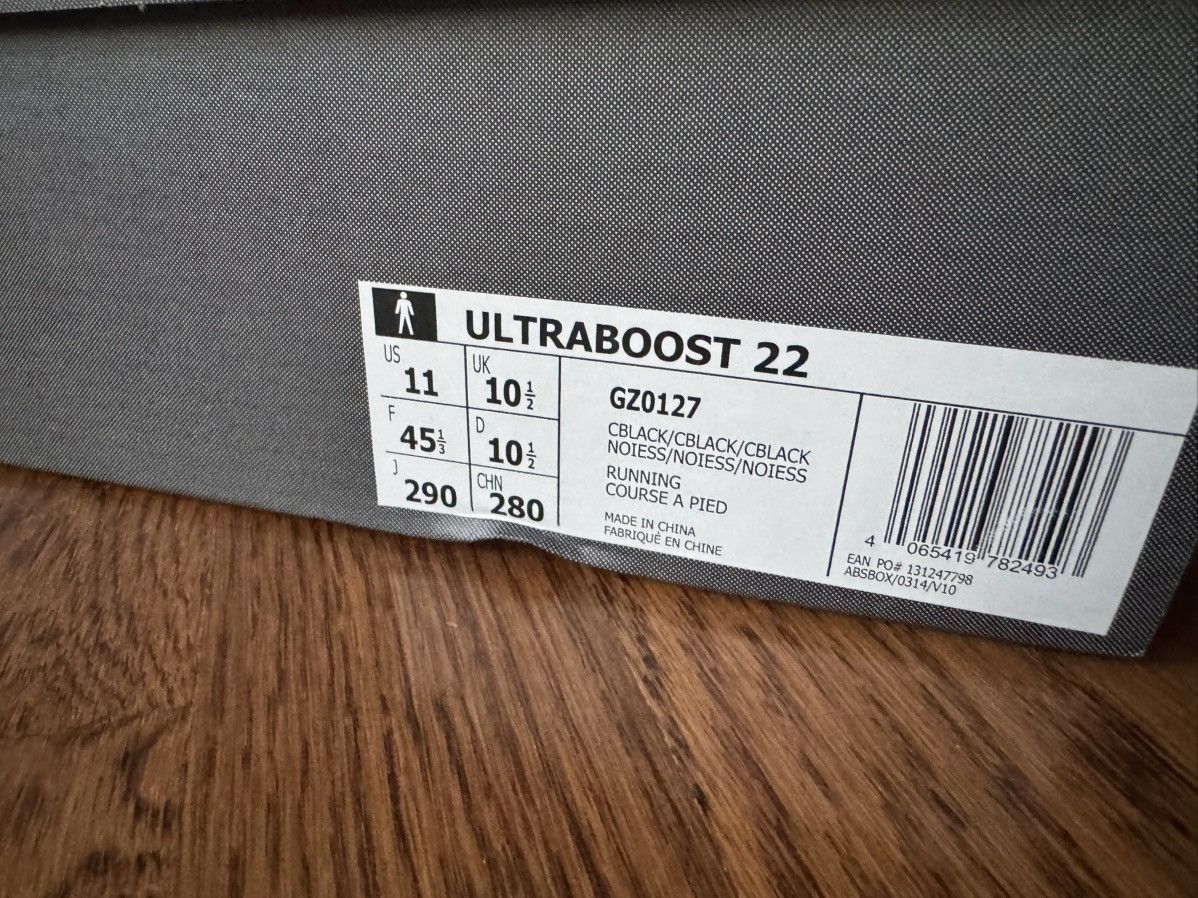 Adidas 11 Ultraboost Triple Black 22 1.0 DNA 5.0 2 20 21 1 350 Size US 11 / EU 44 - 11 Thumbnail
