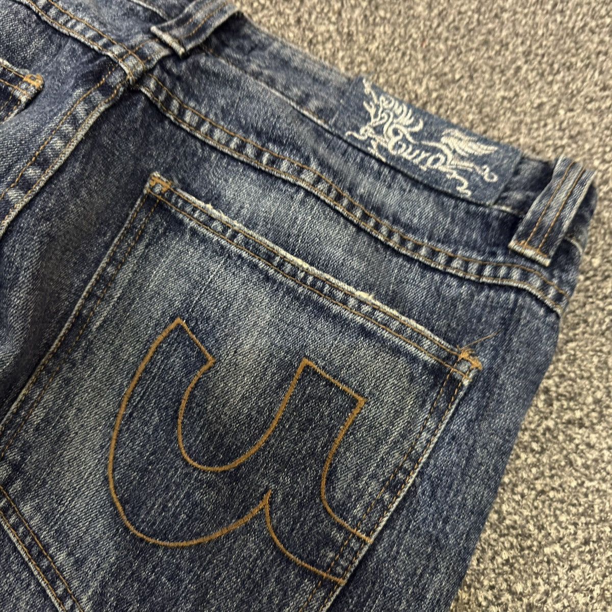 Hysteric Glamour 🔥🇯🇵 Super Baggy Euro Tribal Distressed Denim y2k Style Size US 34 / EU 50 - 11 Thumbnail