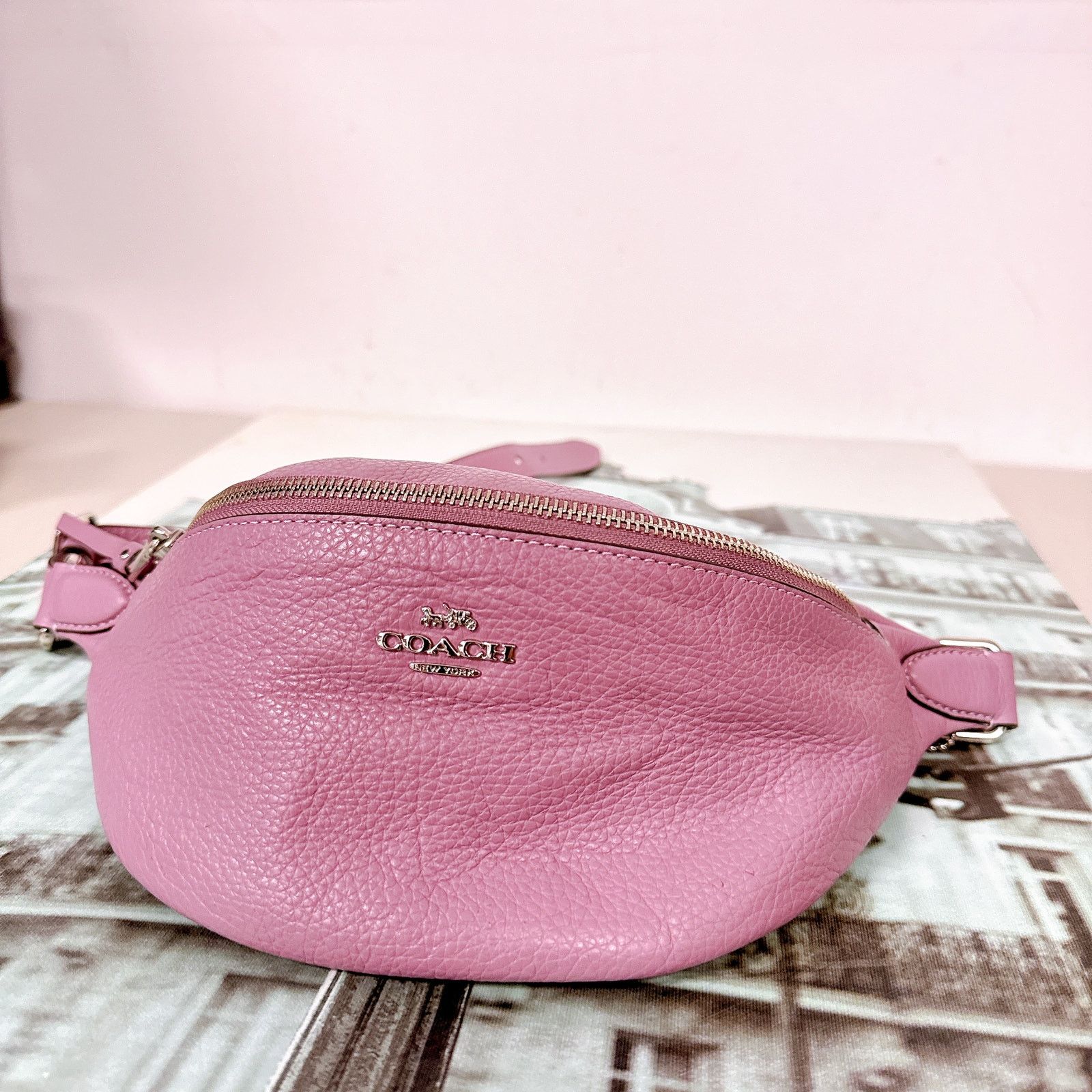 Coach Coach F48738 Pebble Leather Belt Bag Size ONE SIZE - 7 Thumbnail