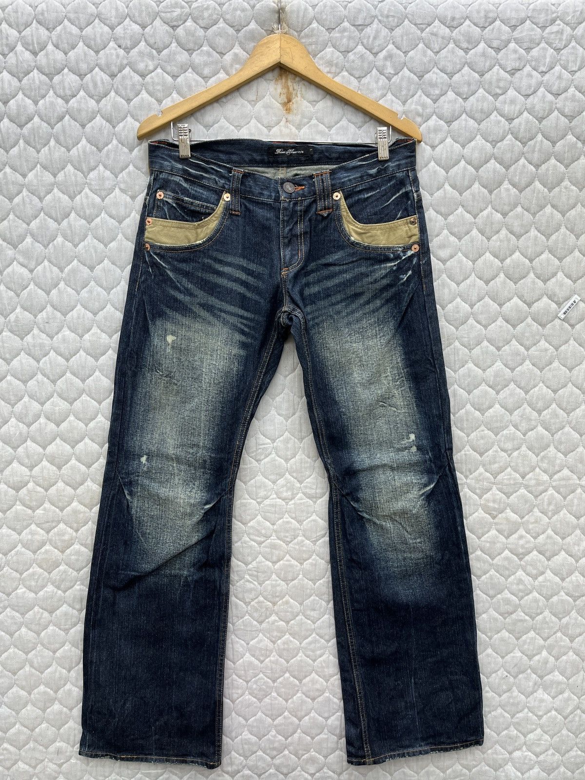Japanese Brand 🔥🔥🔥ARCHIVE ROOT THREE HYPE DENIM Size 32" / US 10 / IT 46 - 2 Thumbnail