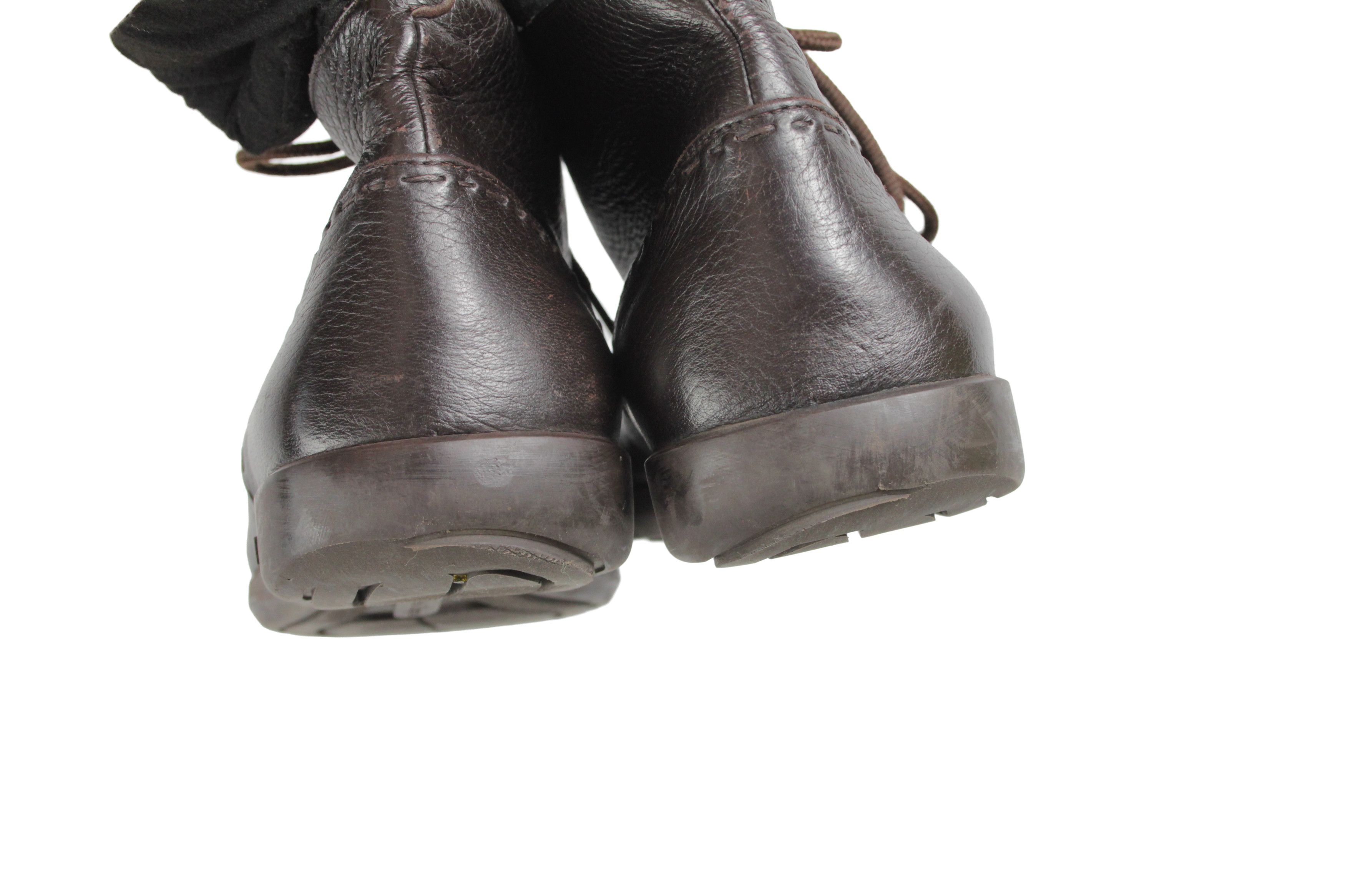 Ermenegildo Zegna Leather Chukka Boots Size US 10.5 / EU 43-44 - 12 Thumbnail