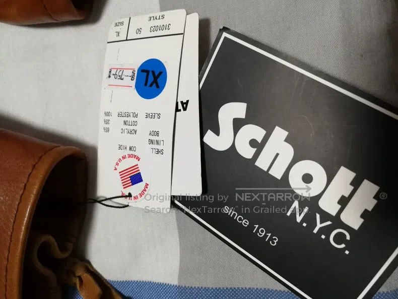 Schott Schott Motorcycle leather coat Size US XXL / EU 58 / 5 - 2 Thumbnail