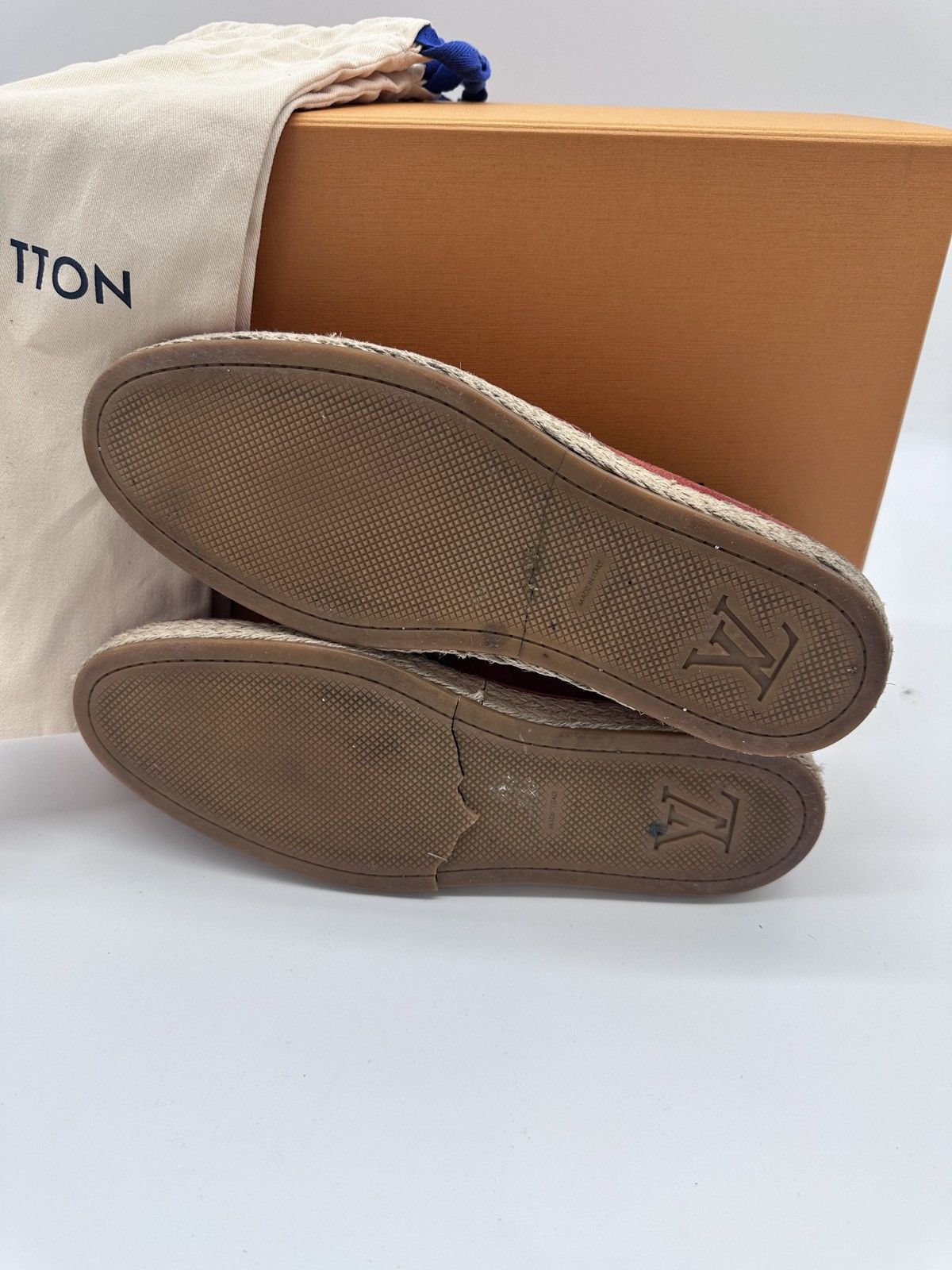 Louis Vuitton Louis Vuitton Espadrille Men’s Orange Size 10 LV 11 US Size US 11 / EU 44 - 7 Thumbnail