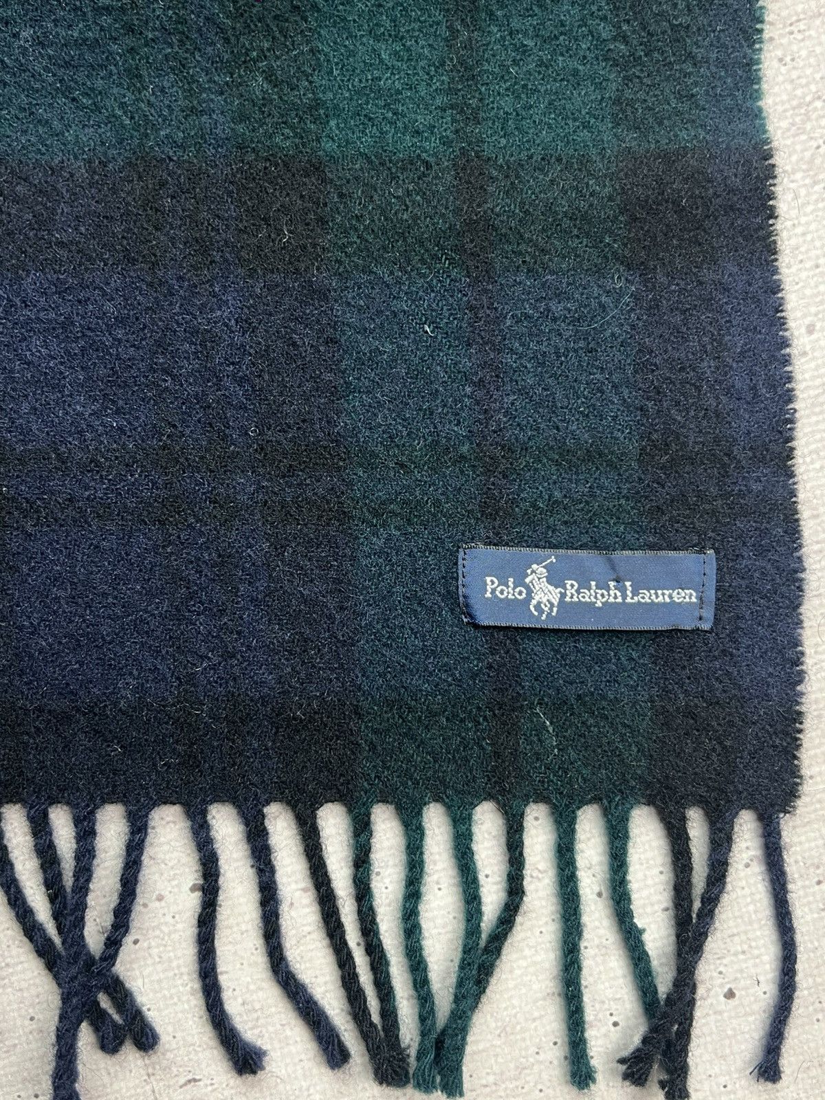 Polo Ralph Lauren × Vintage Vintage Polo Ralph Lauren Muffler Wool Scarves Size ONE SIZE - 6 Thumbnail