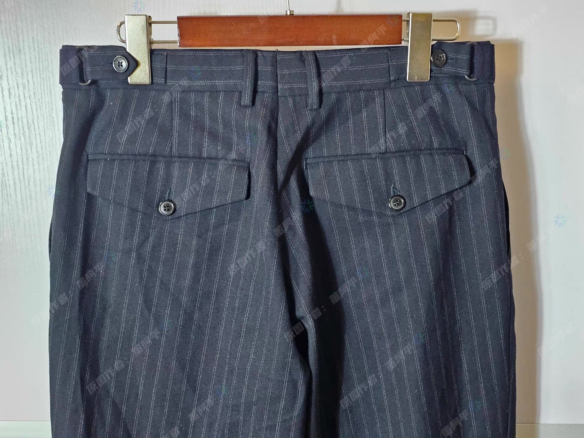 Dries Van Noten Dries Van Noten Striped Wool Trousers Q4 Size 48R - 4 Thumbnail