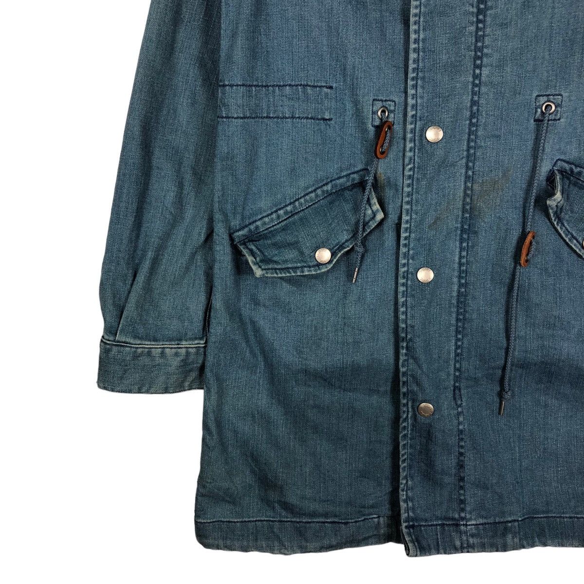 Hysteric Glamour 🔥Denim Bondage Biker Jacket Parachute X Girl Japan Size US S / EU 44-46 / 1 - 4 Thumbnail