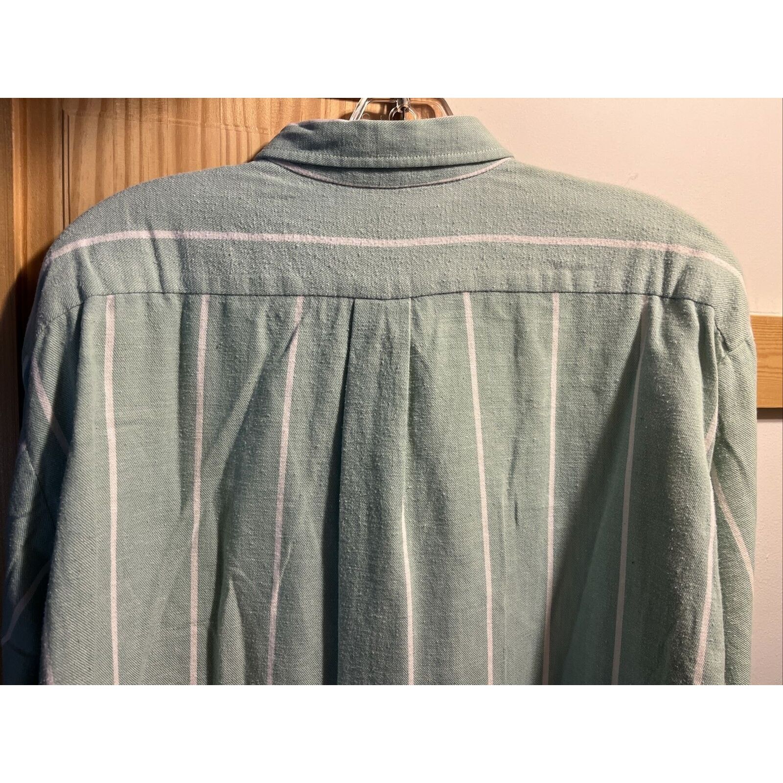 Other Kenny Rogers Vintage Mens XLT Green Striped LS Cotton Shirt Size US XL / EU 56 / 4 - 9 Thumbnail