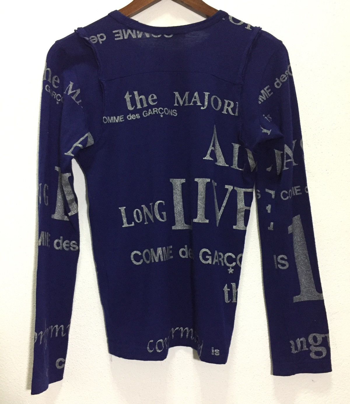 Comme des Garcons AD2003 Comme Des Garcons Conformity+Corruption AOP Wool Tee Size S / US 4 / IT 40 - 5 Thumbnail
