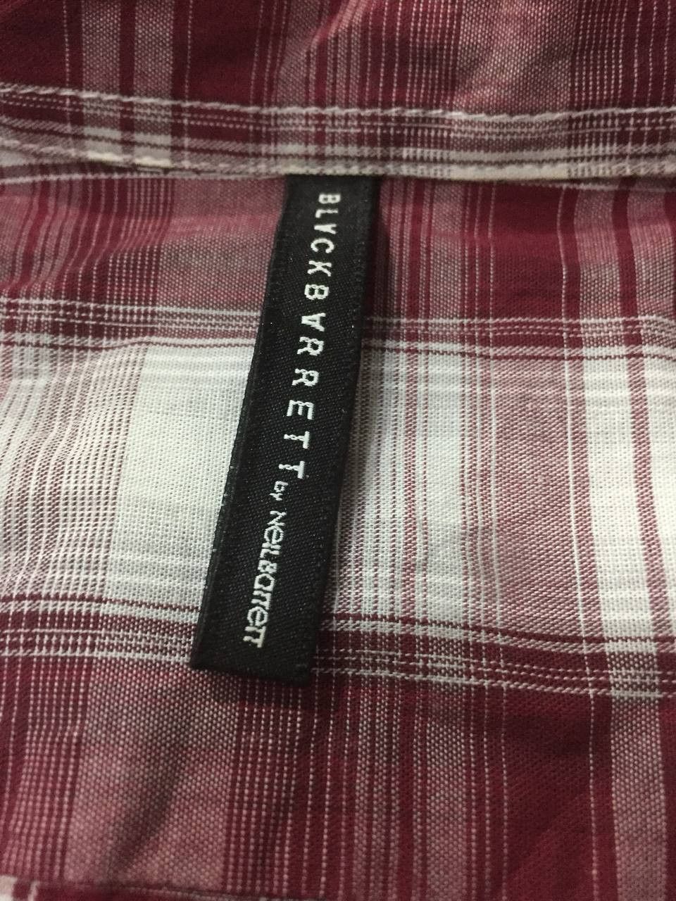 Black Barrett Black barrett by neil barrett plaid shirt Size US S / EU 44-46 / 1 - 4 Thumbnail