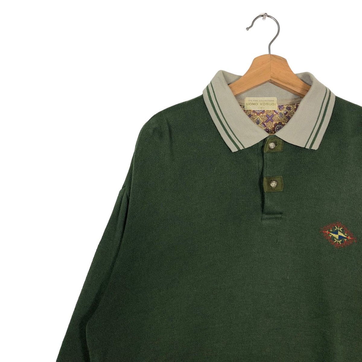 Japanese Brand 🔥90’s Vintage Collar Sweatshirt Uomo Kosugi Issey Miyake Size US M / EU 48-50 / 2 - 6 Thumbnail