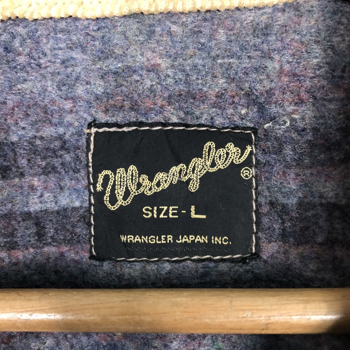 Vintage 🔥VINTAGE TRUCKER DENIM JACKET BLANKET WRANGLER UNION MADE Size US L / EU 52-54 / 3 - 21 Thumbnail