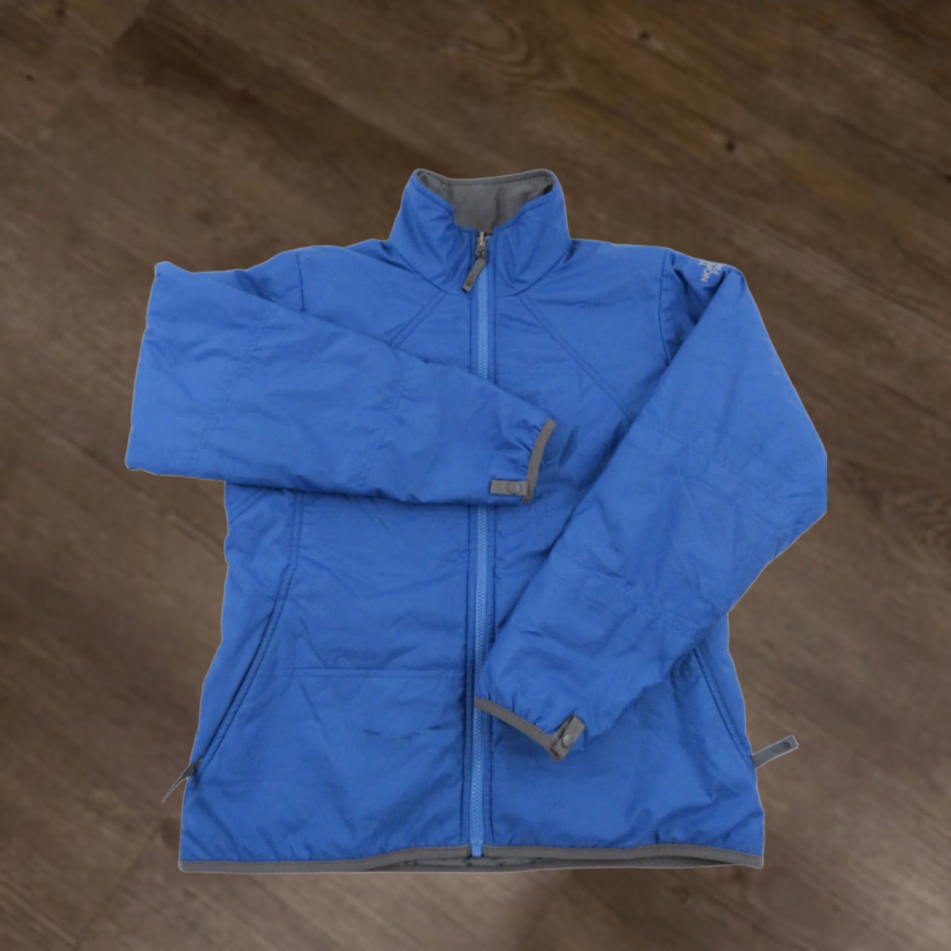 The North Face VINTAGE The North Face Jacket Womens M Blue Windbreaker Coat Rain Shelled Insulated 90s College Logo Zipper Jacket Mens Womens Girls Size M / US 6-8 / IT 42-44 - 1 Thumbnail