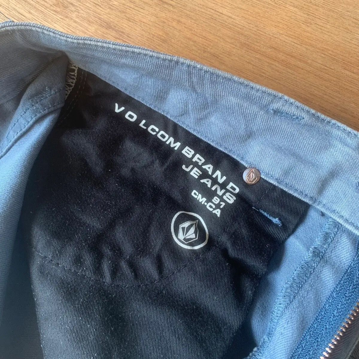Volcom RARE ‼️ VINTAGE VOLCOM JEANS BLANK STREETWEAR FADED PANTS Size US 31 - 9 Thumbnail