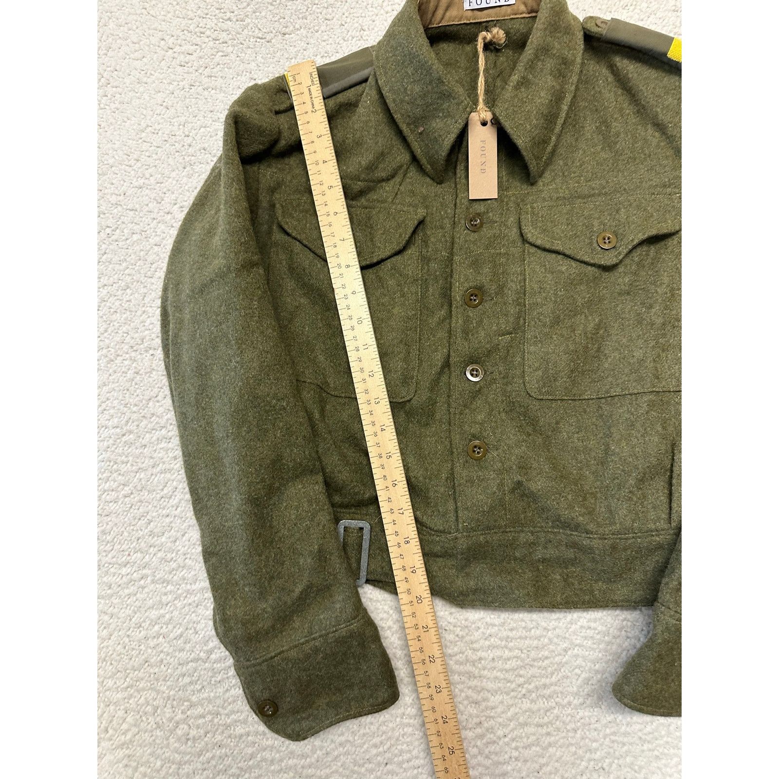 Other Vintage 1940s WWll British Army Wool Battledress Jacket S Size US S / EU 44-46 / 1 - 3 Thumbnail