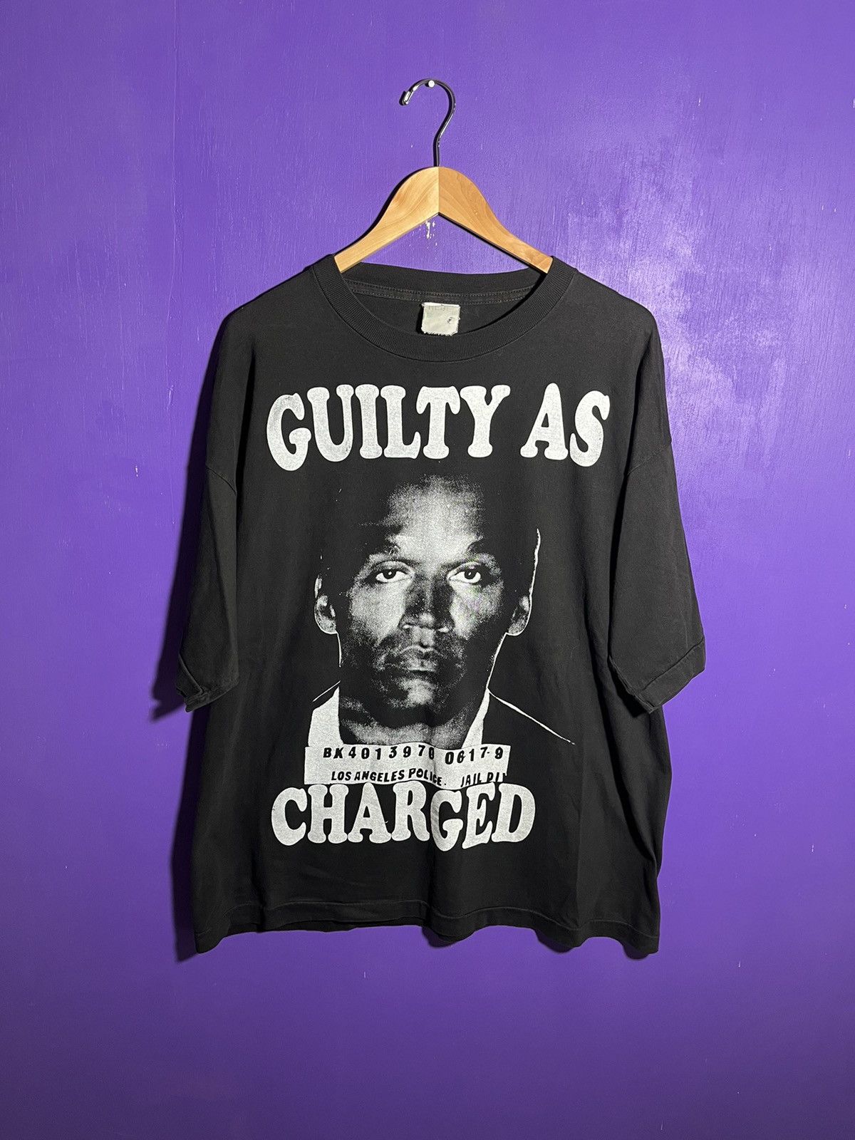 Rap Tees × Vintage Vintage 90s Guilty as charged OJ Simpson t-shirt Size US XL / EU 56 / 4 - 1 Thumbnail