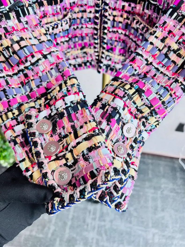 Chanel Chanel Colorful woven coat Size XS / US 0-2 / IT 36-38 - 3 Thumbnail