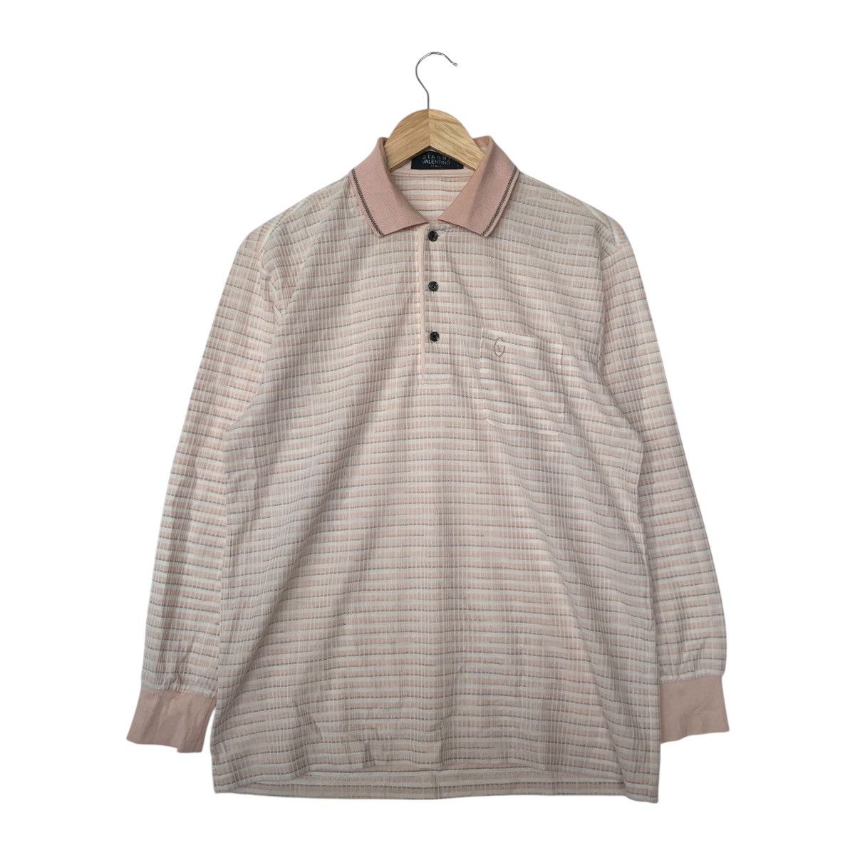 Gianni Valentino Vintage GIANNI VALENTINO ITALY Pocket Button Sweashirts Size US L / EU 52-54 / 3 - 1 Thumbnail