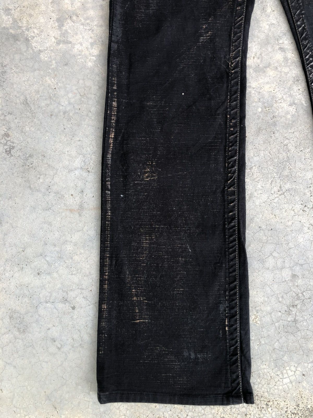 If Six Was Nine Nicole Club Flared Jeans Wax Jeans Distressed Size US 32 / EU 48 - 6 Thumbnail