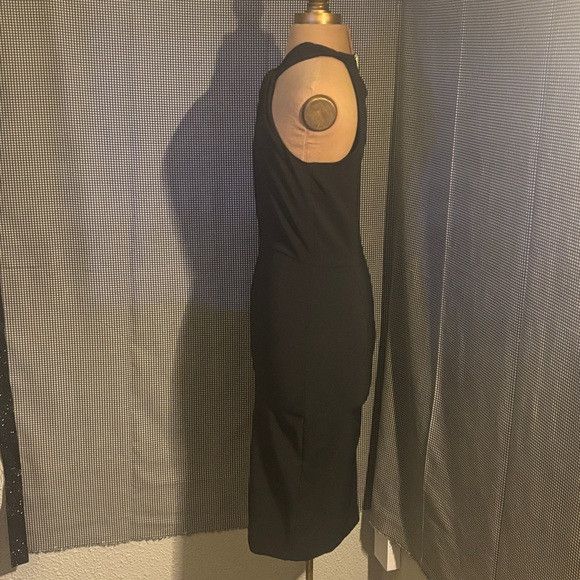 Other Taylor Black Halter Sheath Dress 2 Size XS / US 0-2 / IT 36-38 - 4 Thumbnail