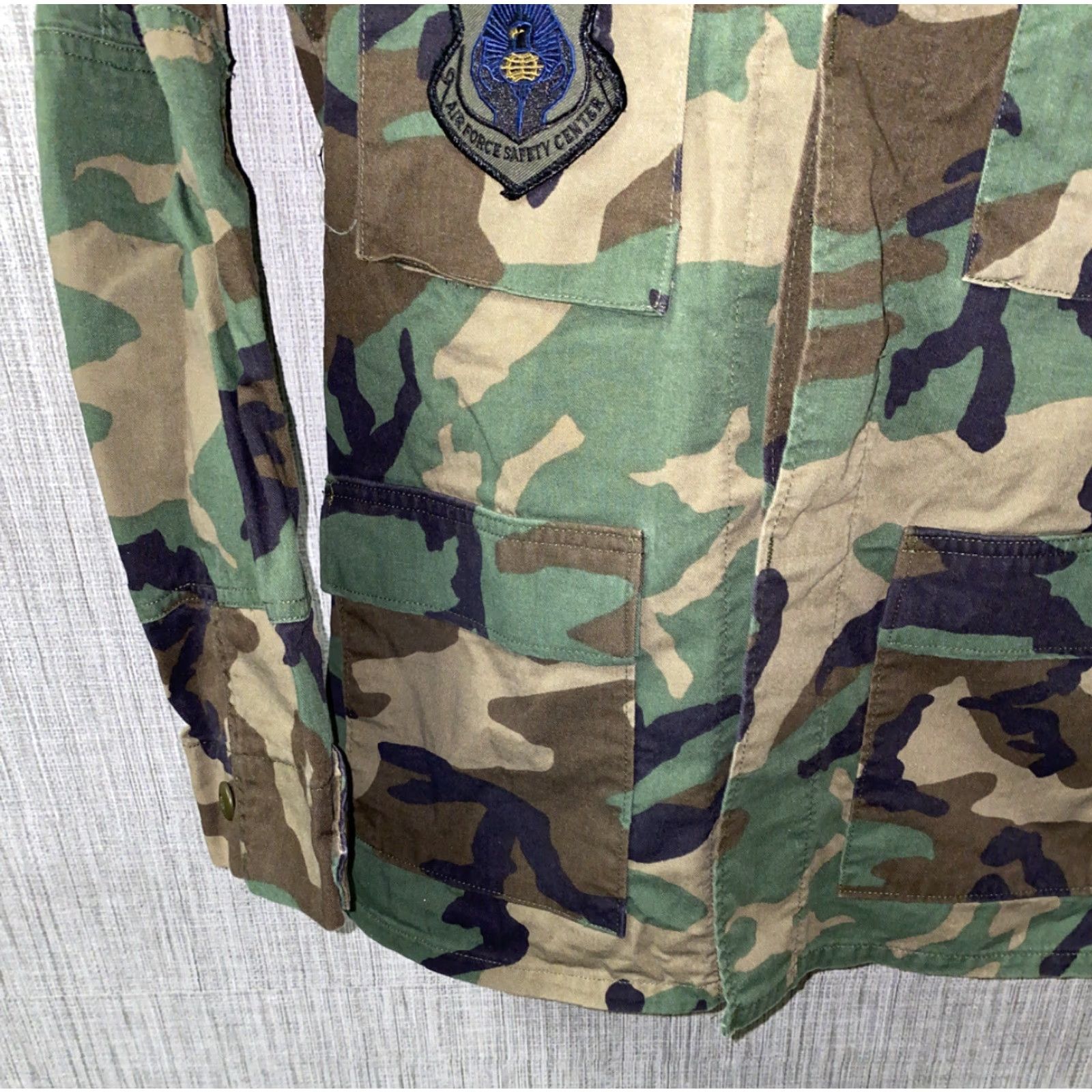 Vintage US Airforce Woodland Coat Long Sleeve Military Green/Brown Size M Mens Size US M / EU 48-50 / 2 - 4 Thumbnail