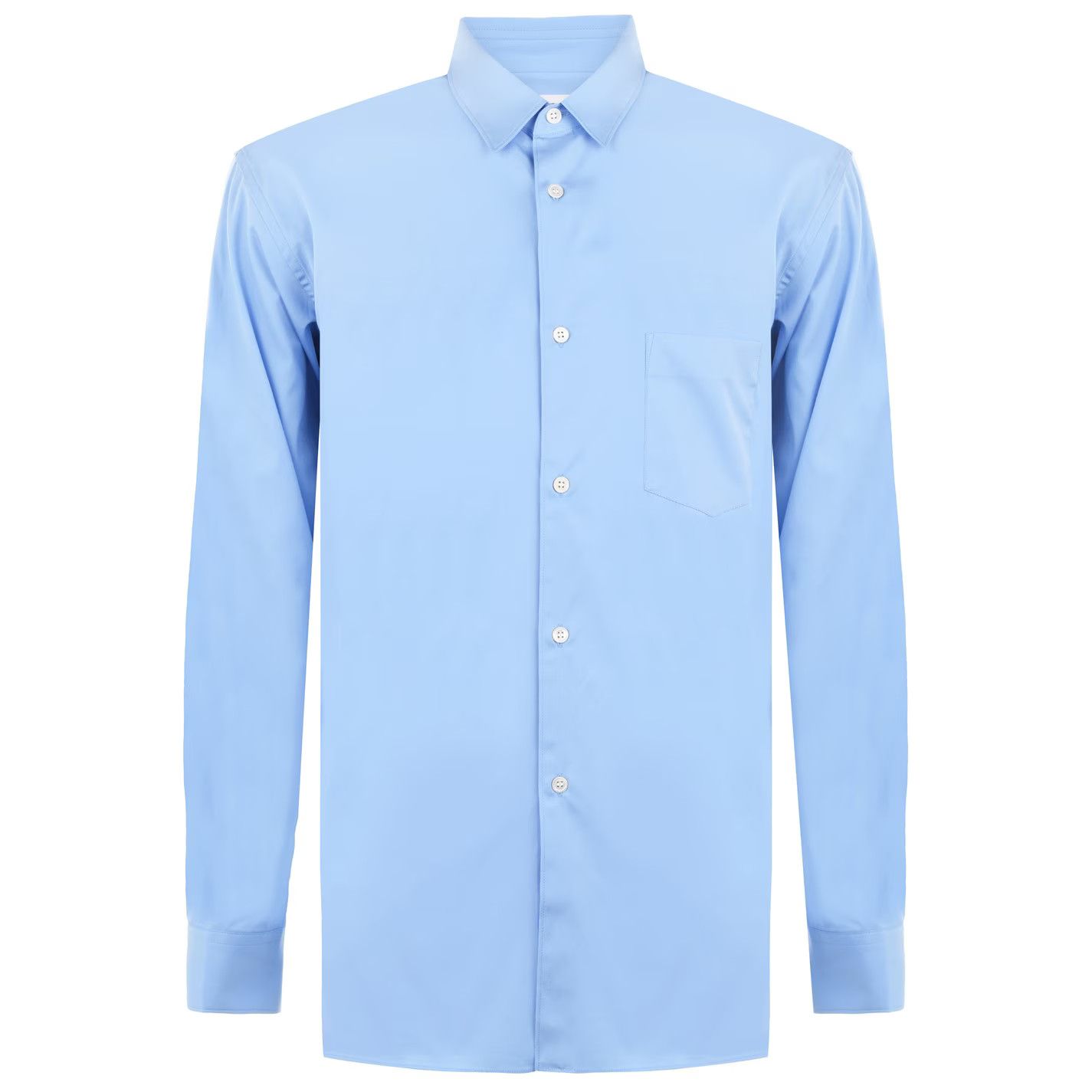 Comme des Garcons SHIRT o1g2r1mq0426 Basic Shirt in Sky Blue Size US M / EU 48-50 / 2 - 1 Thumbnail