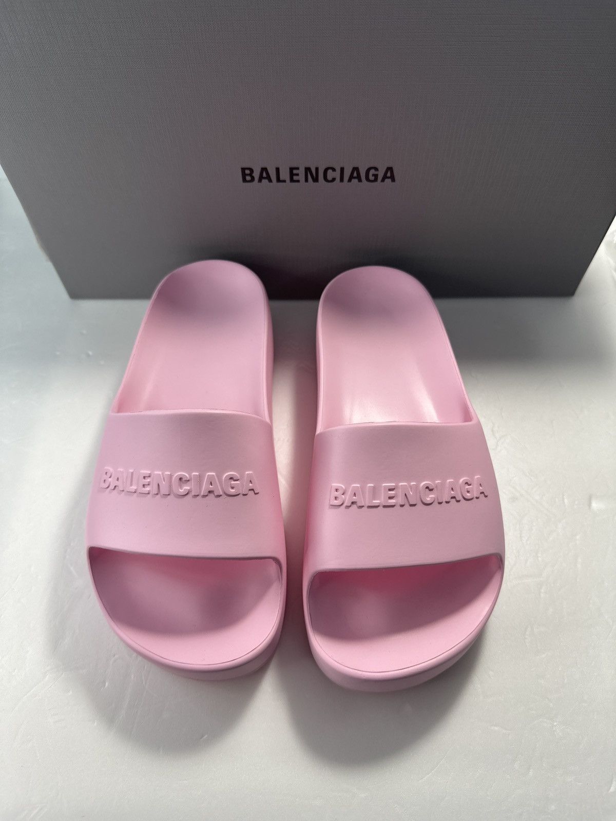 Balenciaga Balenciaga WOMEN'S CHUNKY SLIDE SANDAL Size US 7 / IT 37 - 17 Thumbnail