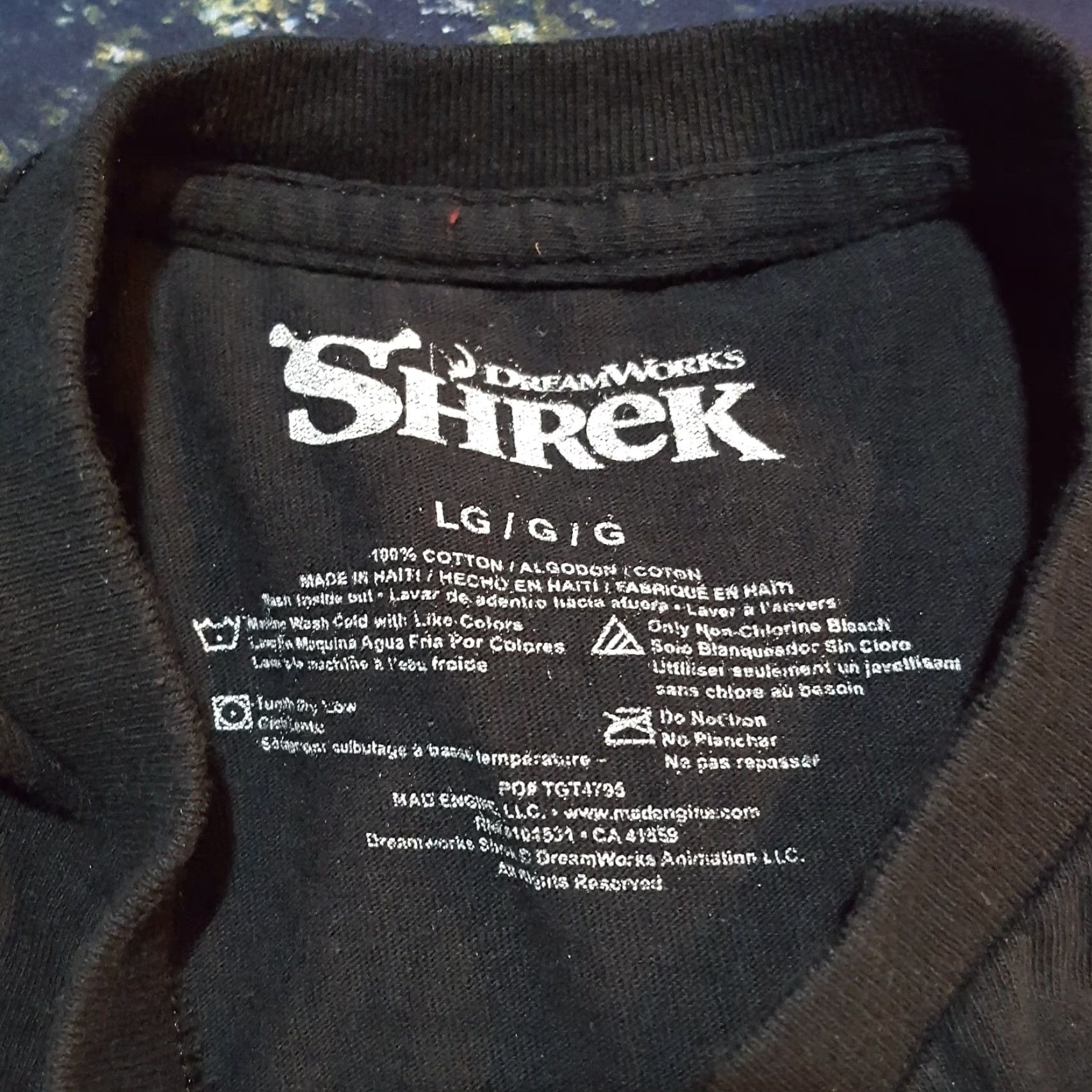 Vintage VINTAGE Shrek Shirt Adult L Black Retro Donkey Funny T-Shirt 2000s 90s Cartoon Movie Mens Size US L / EU 52-54 / 3 - 6 Thumbnail