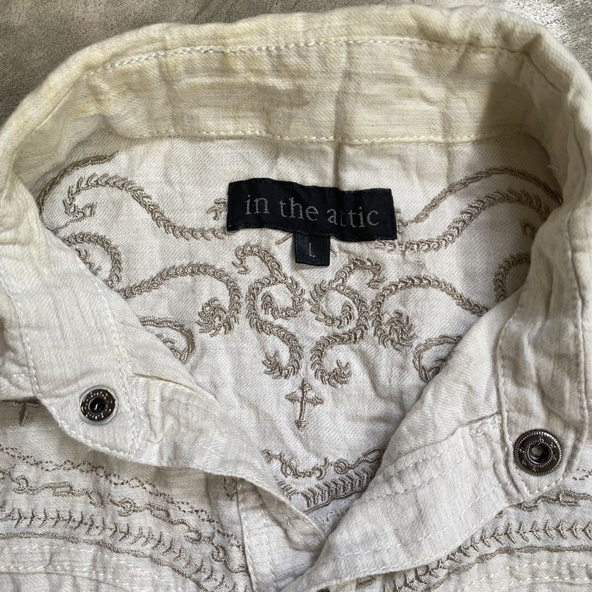 In The Attic Vintage In The Attic Western Short Sleeve Shirt Size US L / EU 52-54 / 3 - 6 Thumbnail