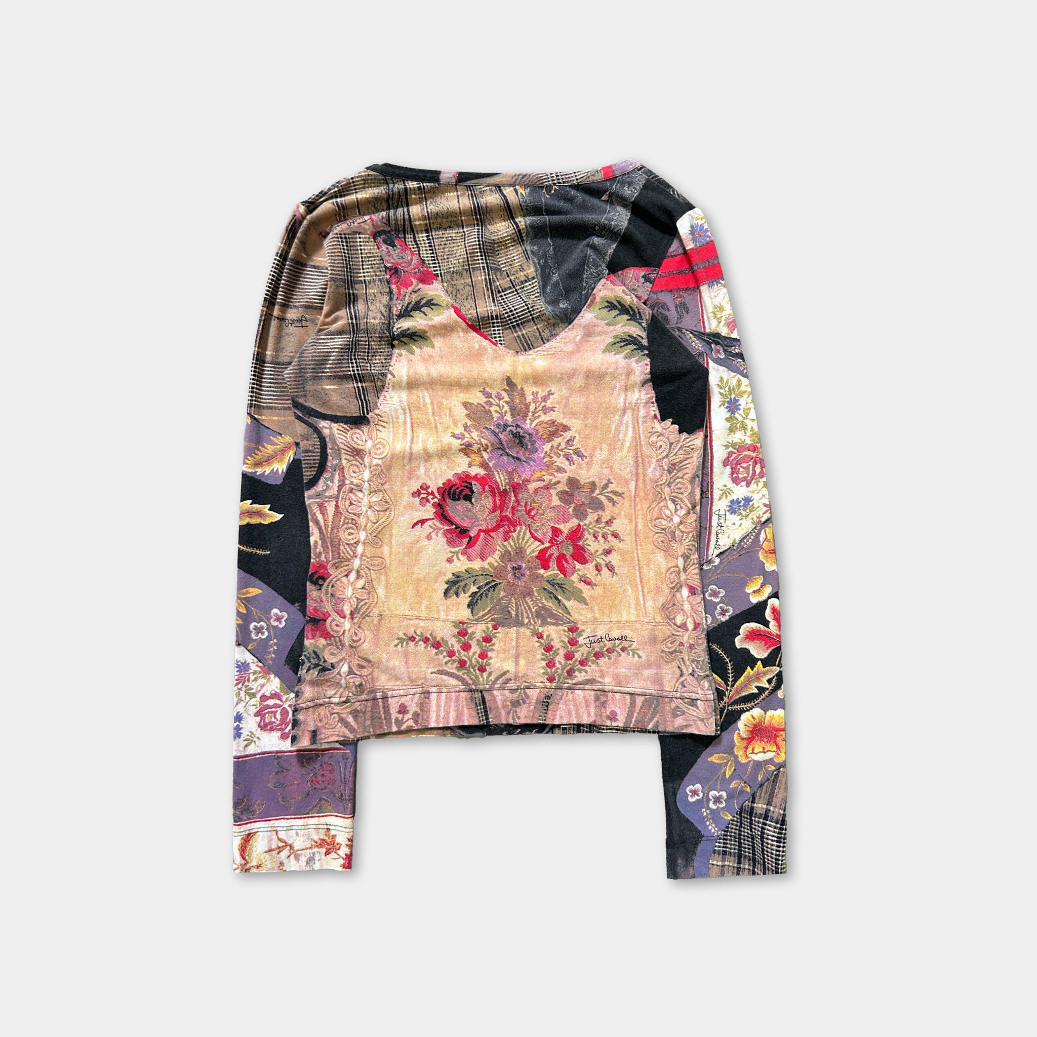 Just Cavalli Just Cavalli 00's Floral Print Top Size S / US 4 / IT 40 - 5 Thumbnail