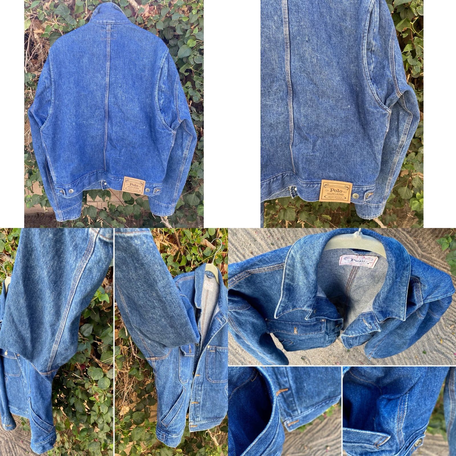 Polo Ralph Lauren VINTAGE Polo Ralph Lauren Denim Jacket Shirt Mens Jacket M Blue 90s Western Outdoor Denim Jacket Polo Ralph Lauren Size US M / EU 48-50 / 2 - 9 Thumbnail