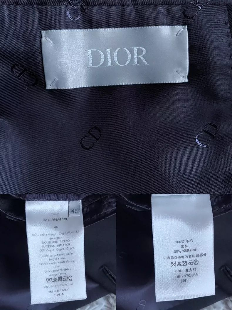 Dior Dior Irregular neckline, wool suit, jacket 2501-Nextarrow Size US S / EU 44-46 / 1 - 8 Thumbnail