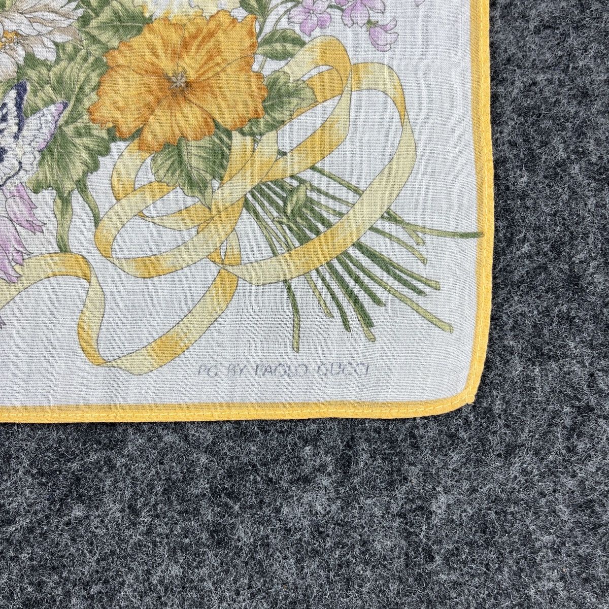Paolo Gucci × Vintage Paolo Gucci Handkerchief / Bandana / Neckerchief B335 Size ONE SIZE - 2 Thumbnail