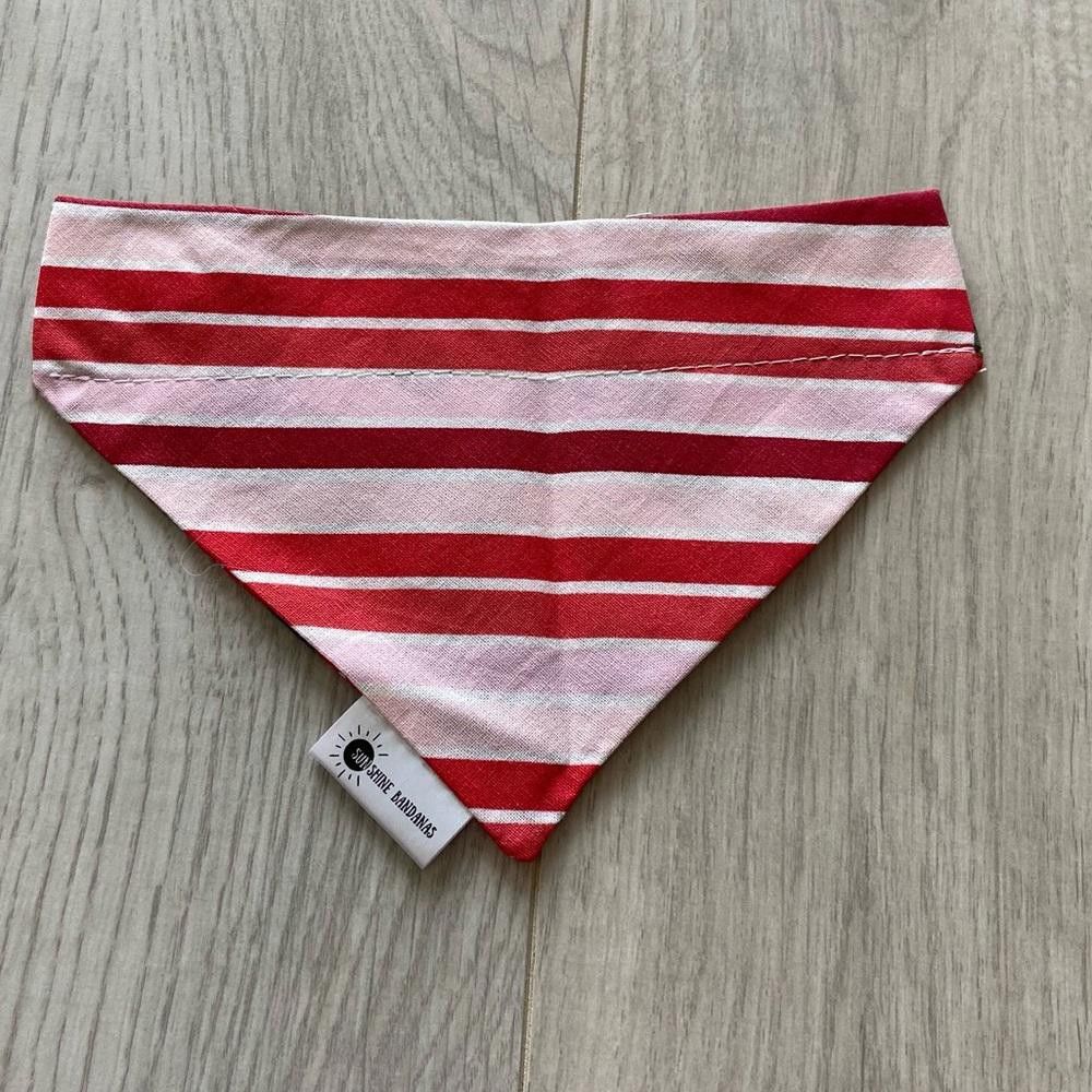 Designer SunShine Bandanas Heart Donut and Line Dog Bandana Size ONE SIZE - 4 Thumbnail