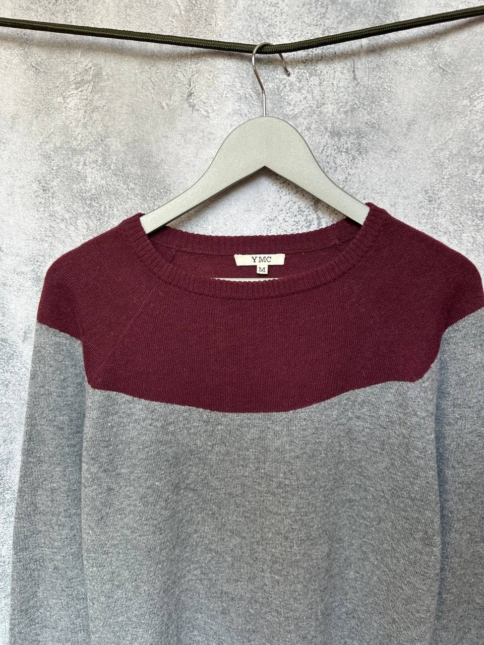 YMC You Must Create YMC Lambswool Knit Sweater Crew Colorblock Size US M / EU 48-50 / 2 - 5 Thumbnail