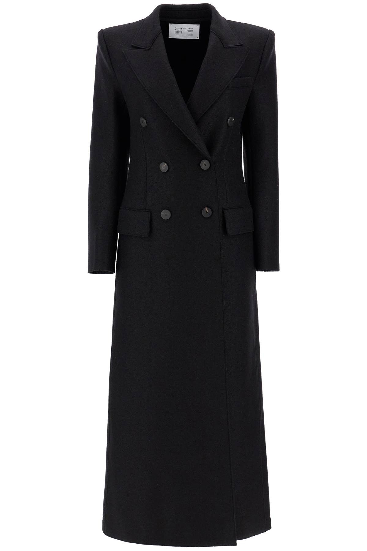 Harris Wharf London HARRIS WHARF LONDON Double-Breasted Pressed Wool Coat Size S / US 4 / IT 40 - 1 Thumbnail