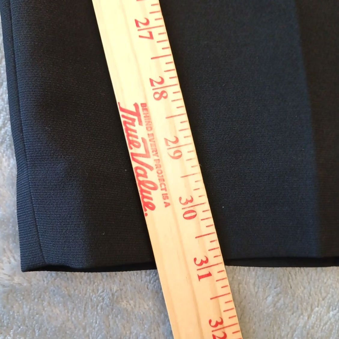 Jones New York Jones New York Dress Pants Womens Size 12 Black Lined High Rise Straight 34x31 Inseam 31in Front Flat Zip Pants Size 34" / US 12 / IT 48 - 6 Thumbnail