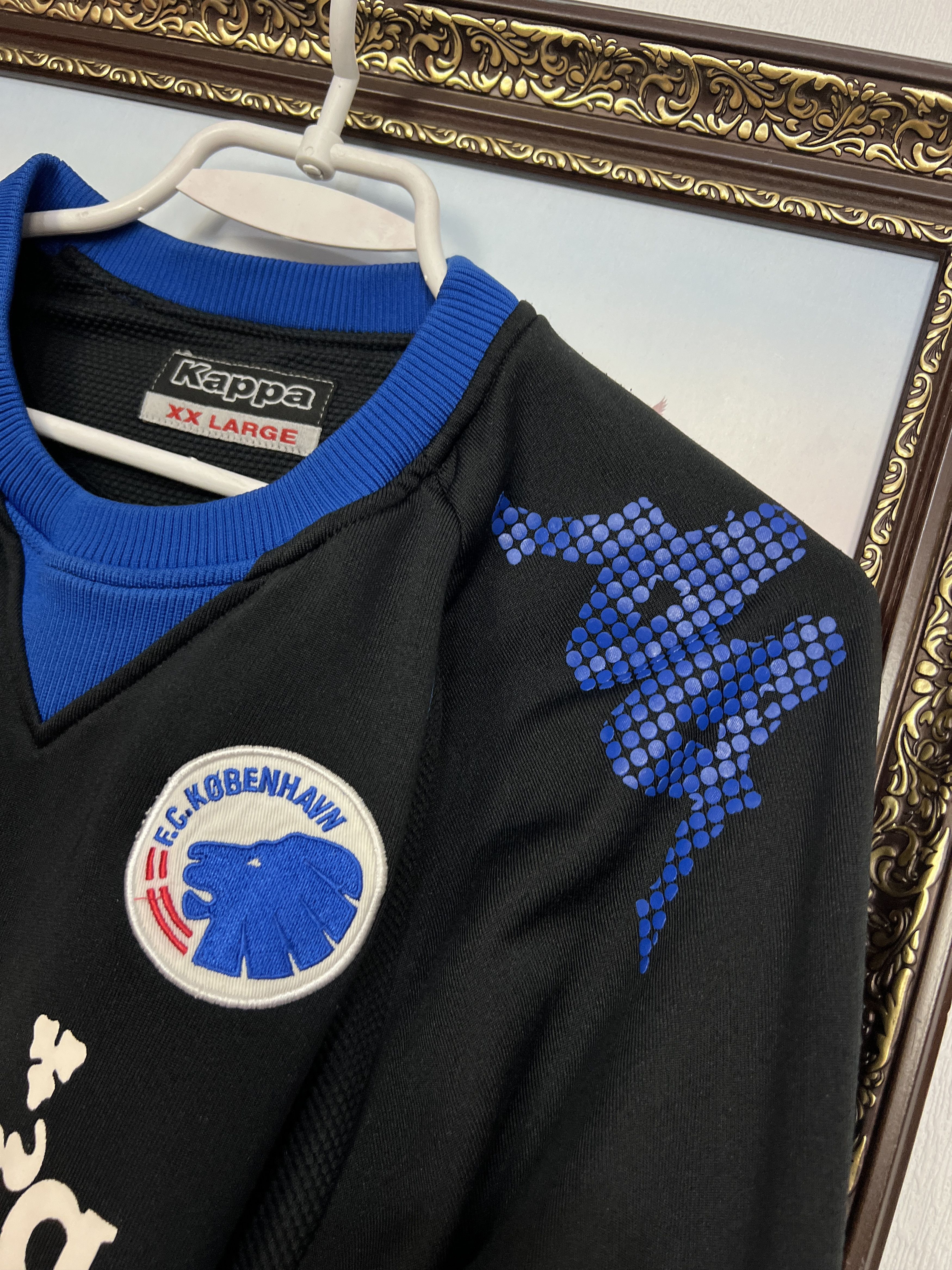 Kappa Copenhagen Football Sweatshirt Soccer Player Issue Jacket Size US XXL / EU 58 / 5 - 4 Thumbnail